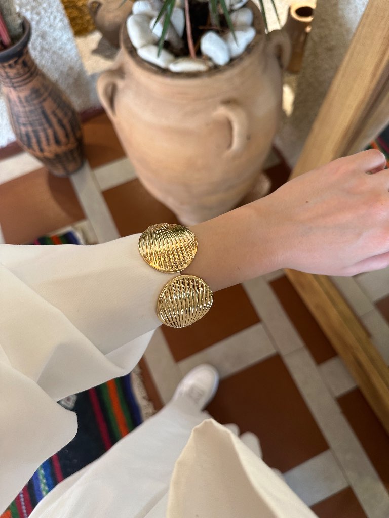 Seashell Gold Kelepçe