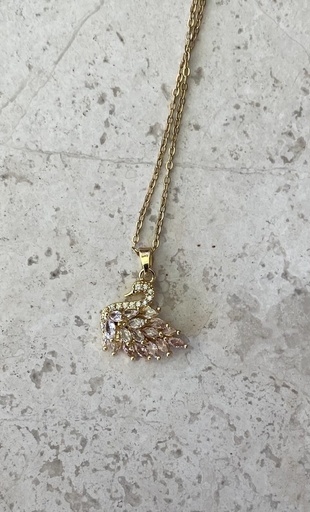 Missbeqa Love Swan Gold Kolye